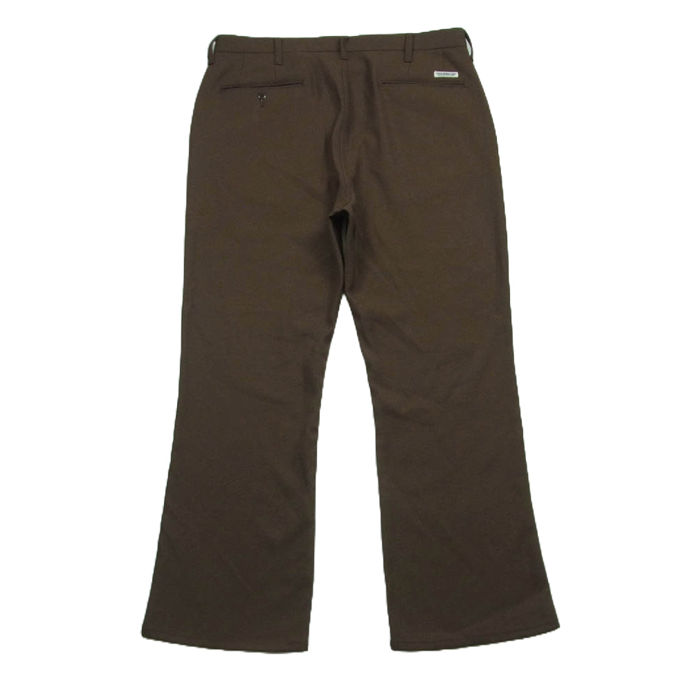 COOTIE クーティー スラックス ワーク パンツ ポリエステル 日本製 ブラウン系 L【中古】