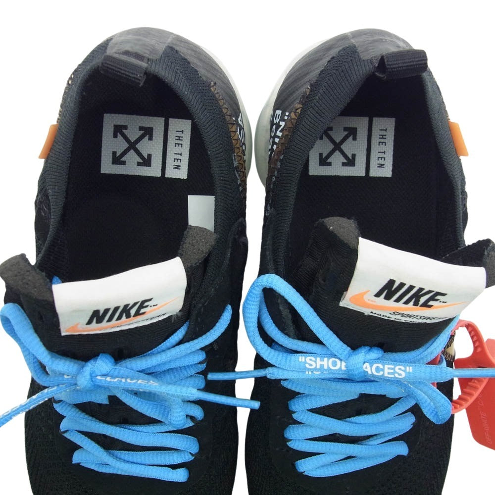 NIKE ナイキ AA3831-002 × OFF-WHITE AIR VAPORMAX オフホワイト エアヴェイパーマックス ブラック系 26.5cm【中古】