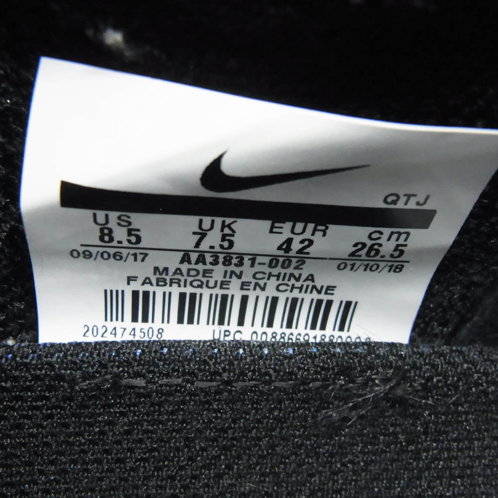 NIKE ナイキ AA3831-002 × OFF-WHITE AIR VAPORMAX オフホワイト エアヴェイパーマックス ブラック系 26.5cm【中古】