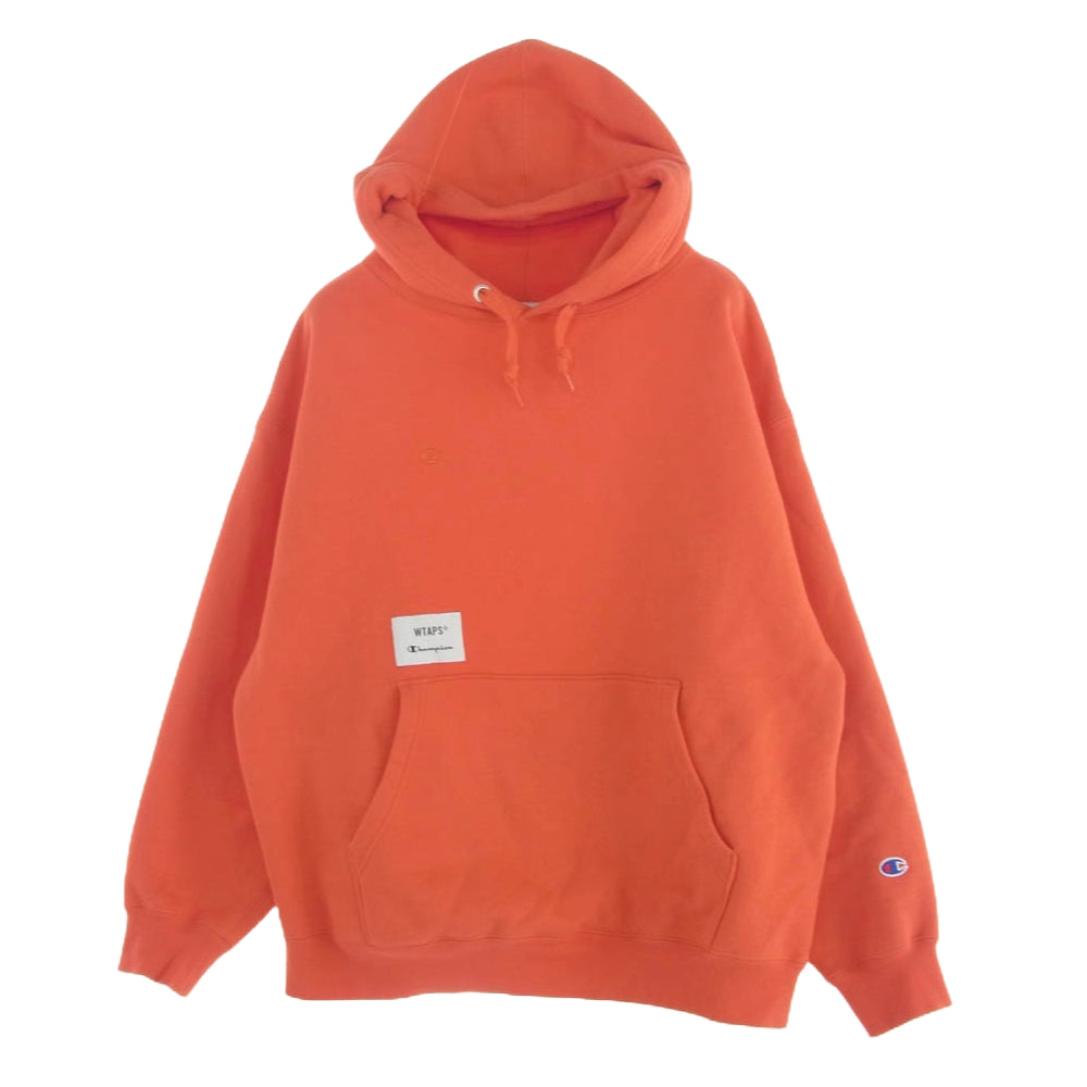 WTAPS ダブルタップス C8-Z110 × Champion Academy Hooded チャンピオン アカデミー フーデッド レッド系 M【中古】