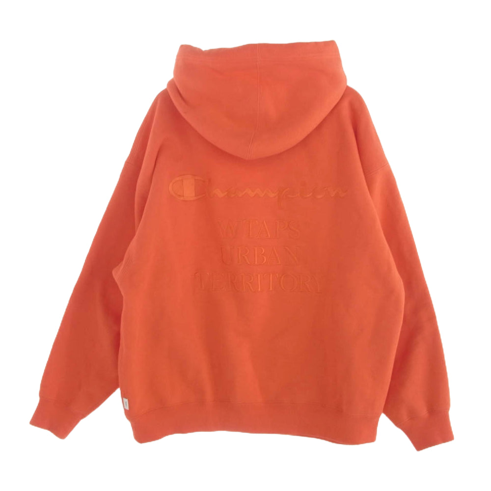 WTAPS ダブルタップス C8-Z110 × Champion Academy Hooded チャンピオン アカデミー フーデッド レッド系 M【中古】