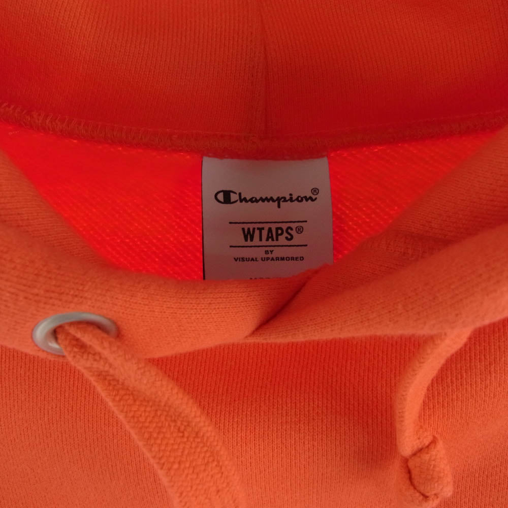 WTAPS ダブルタップス C8-Z110 × Champion Academy Hooded チャンピオン アカデミー フーデッド レッド系 M【中古】