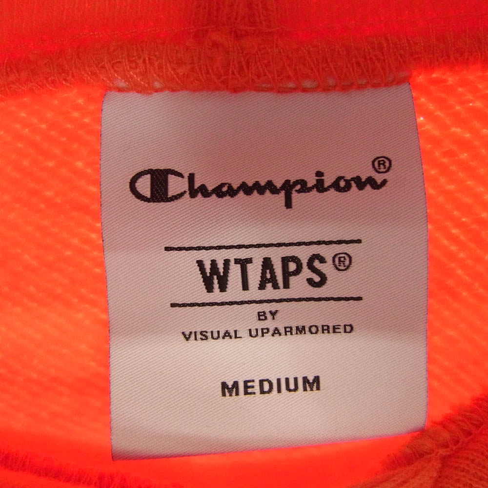 WTAPS ダブルタップス C8-Z110 × Champion Academy Hooded チャンピオン アカデミー フーデッド レッド系 M【中古】