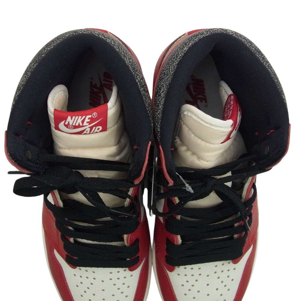 NIKE ナイキ DZ5485-612 Air Jordan 1 High OG Chicago エアジョーダン1 ハイ ロスト ファウンド シカゴ ホワイト系 レッド系 27.0cm【美品】【中古】