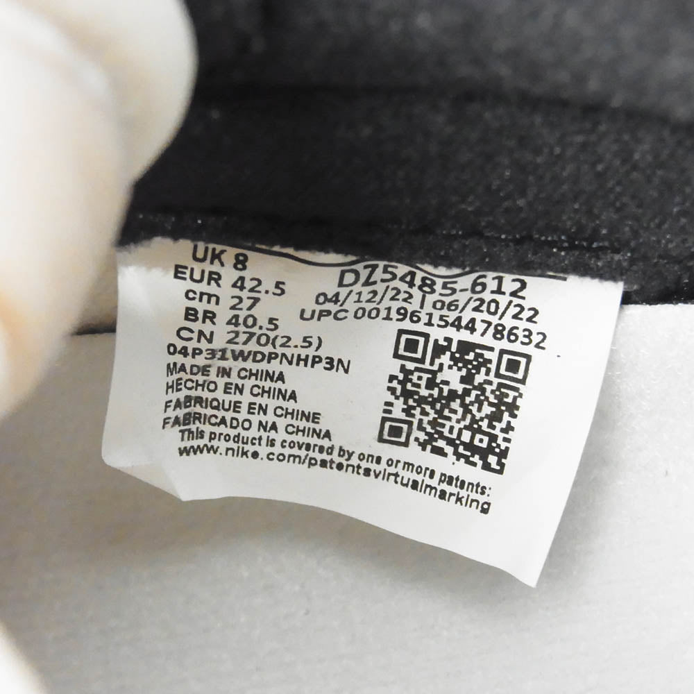 NIKE ナイキ DZ5485-612 Air Jordan 1 High OG Chicago エアジョーダン1 ハイ ロスト ファウンド シカゴ ホワイト系 レッド系 27.0cm【美品】【中古】