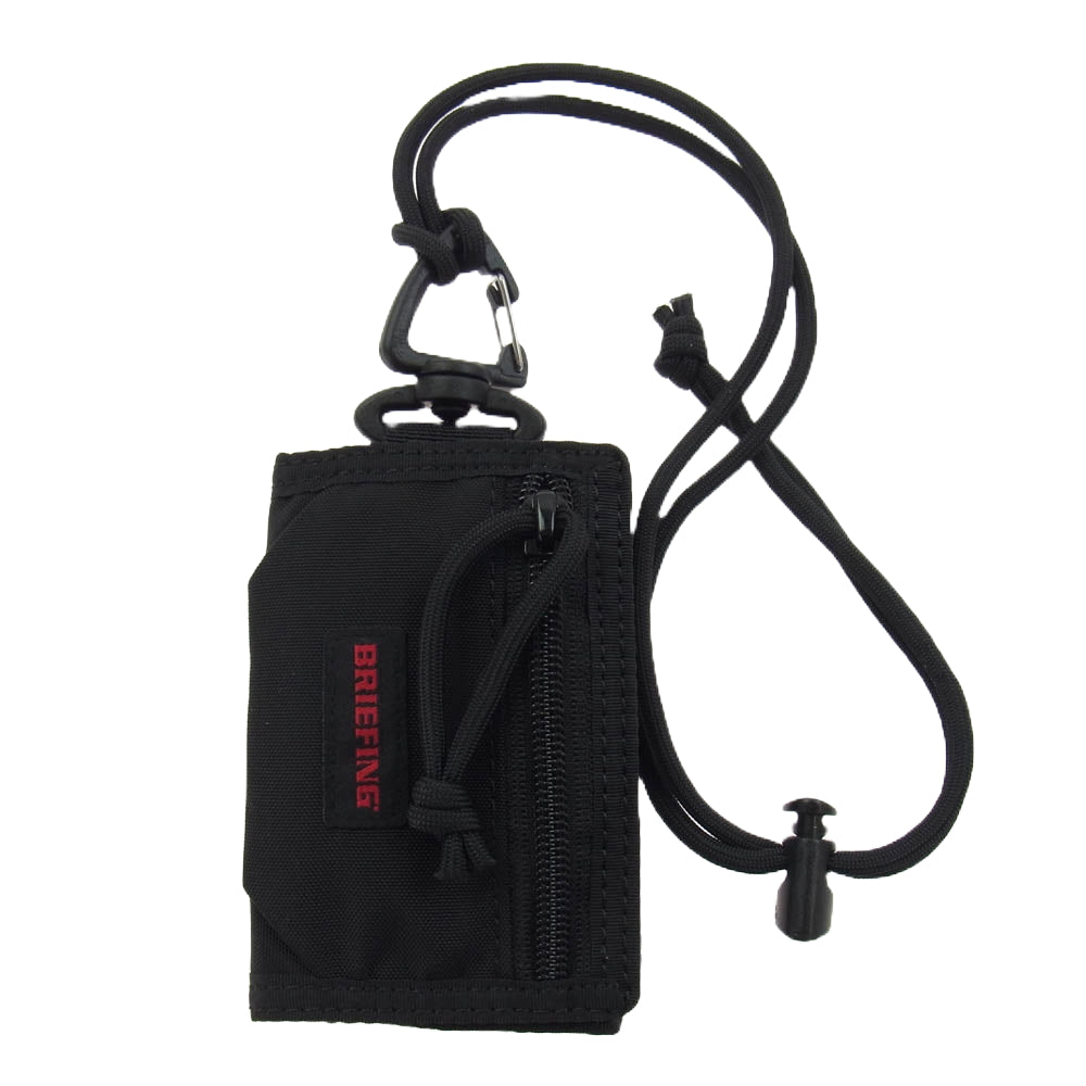 BRIEFING ブリーフィング TRIFOLD WALLET トライフォールド ウォレット ブラック系【美品】【中古】