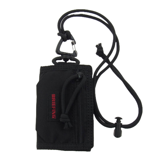 BRIEFING ブリーフィング TRIFOLD WALLET トライフォールド ウォレット ブラック系【美品】【中古】