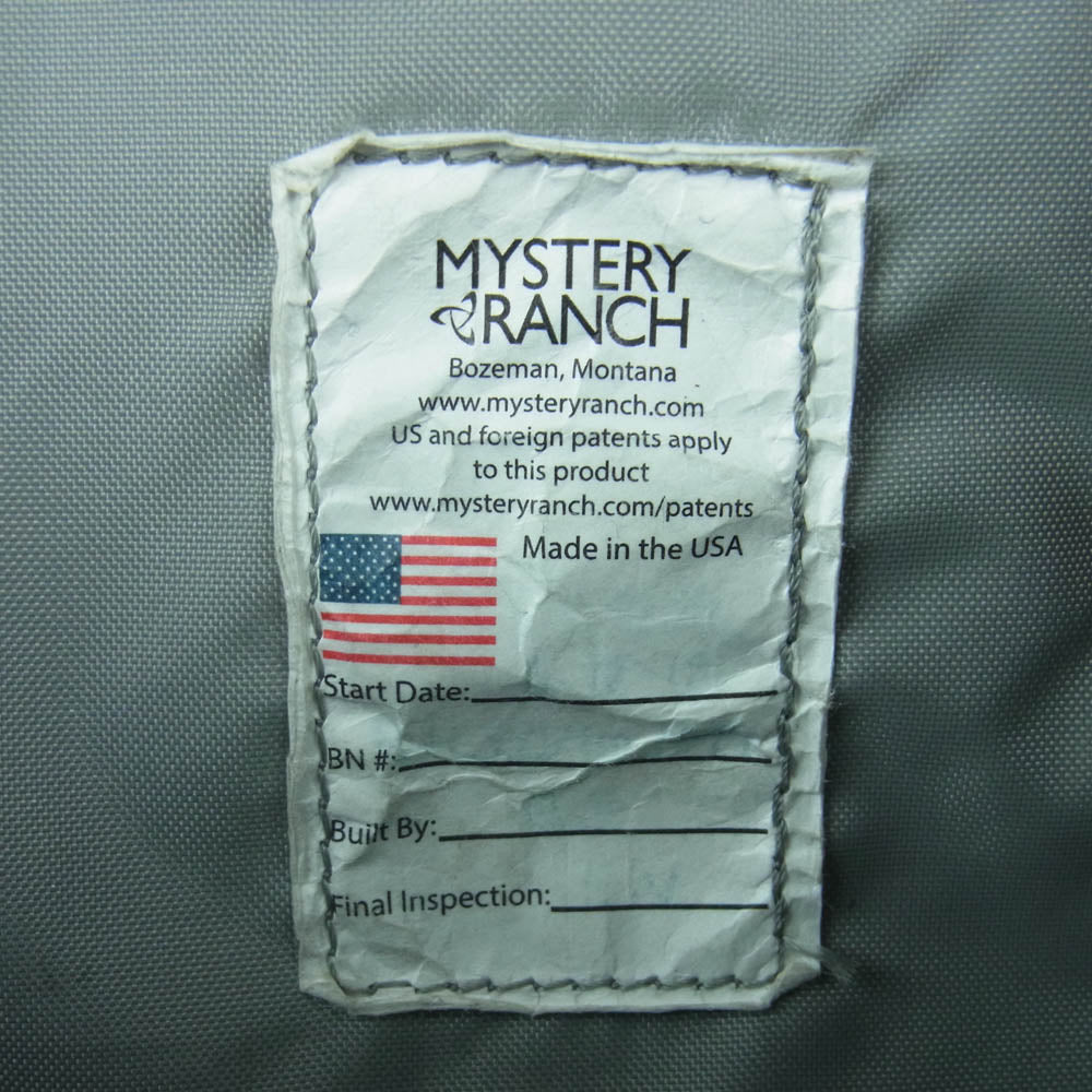 MYSTERY RANCH ミステリーランチ ボディ バッグ ウエスト ポーチ アメリカ製 ブラック系【中古】
