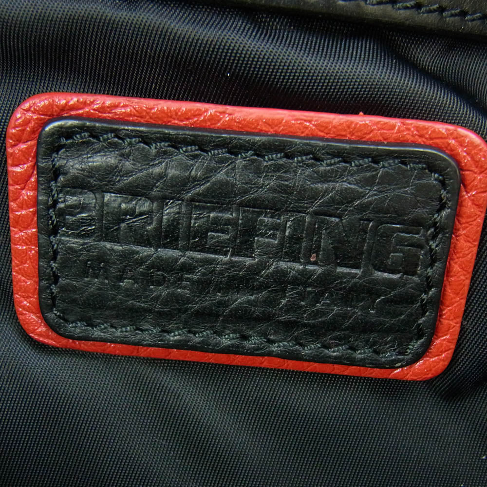 BRIEFING ブリーフィング レザー リュック バックパック ブラック系【中古】
