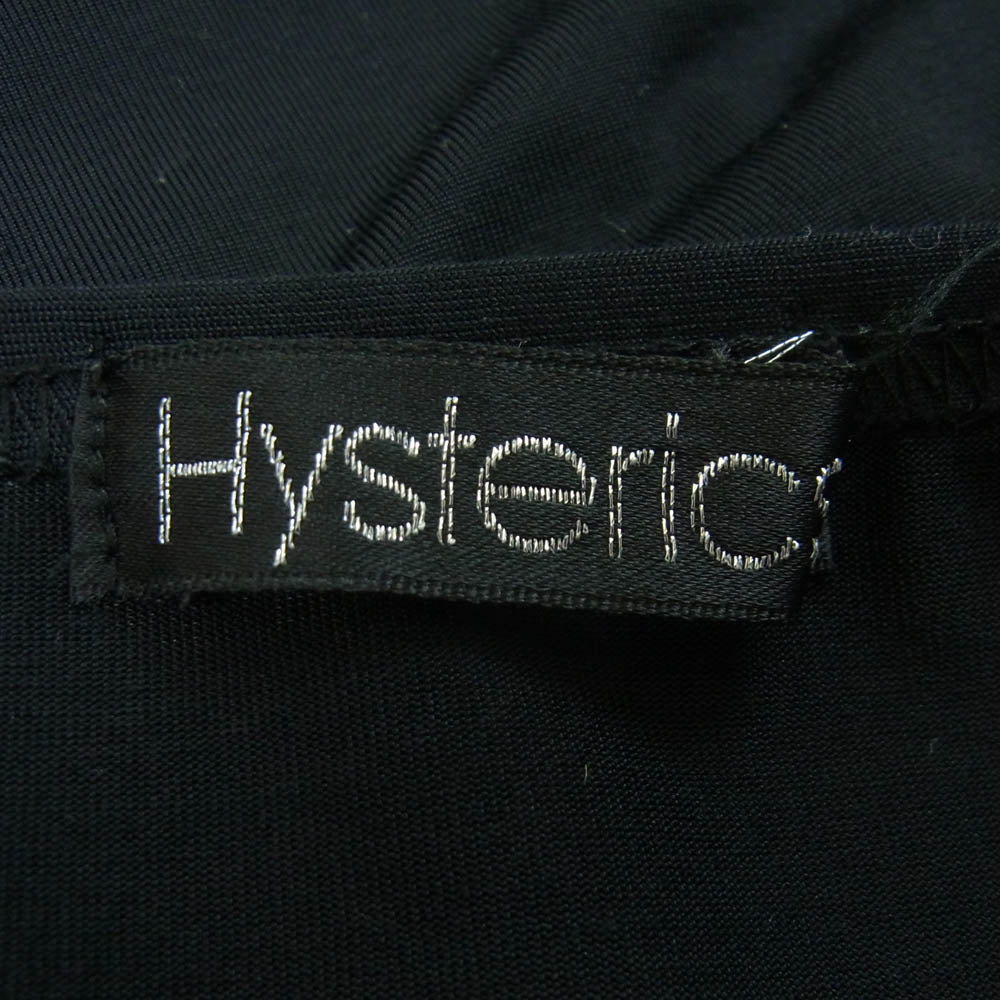 HYSTERIC GLAMOUR ヒステリックグラマー 3CR-0850 HYSTERICS ヒステリックス 90s スネーク ラメ チューブトップ ブラック系 FREE【中古】
