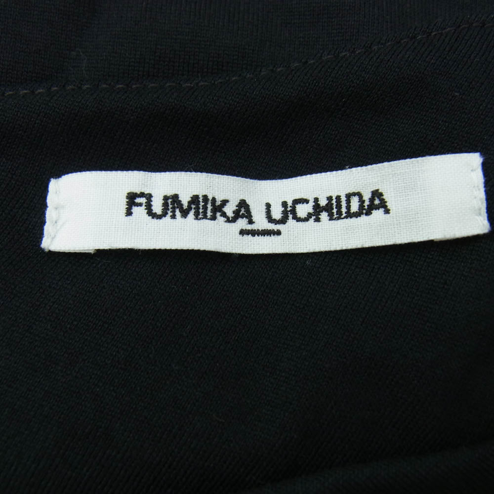 FUMIKA UCHIDA フミカウチダ FU-R-0P002 アシンメトリー 変形 ワンピース ドレス ブラック系 L【中古】