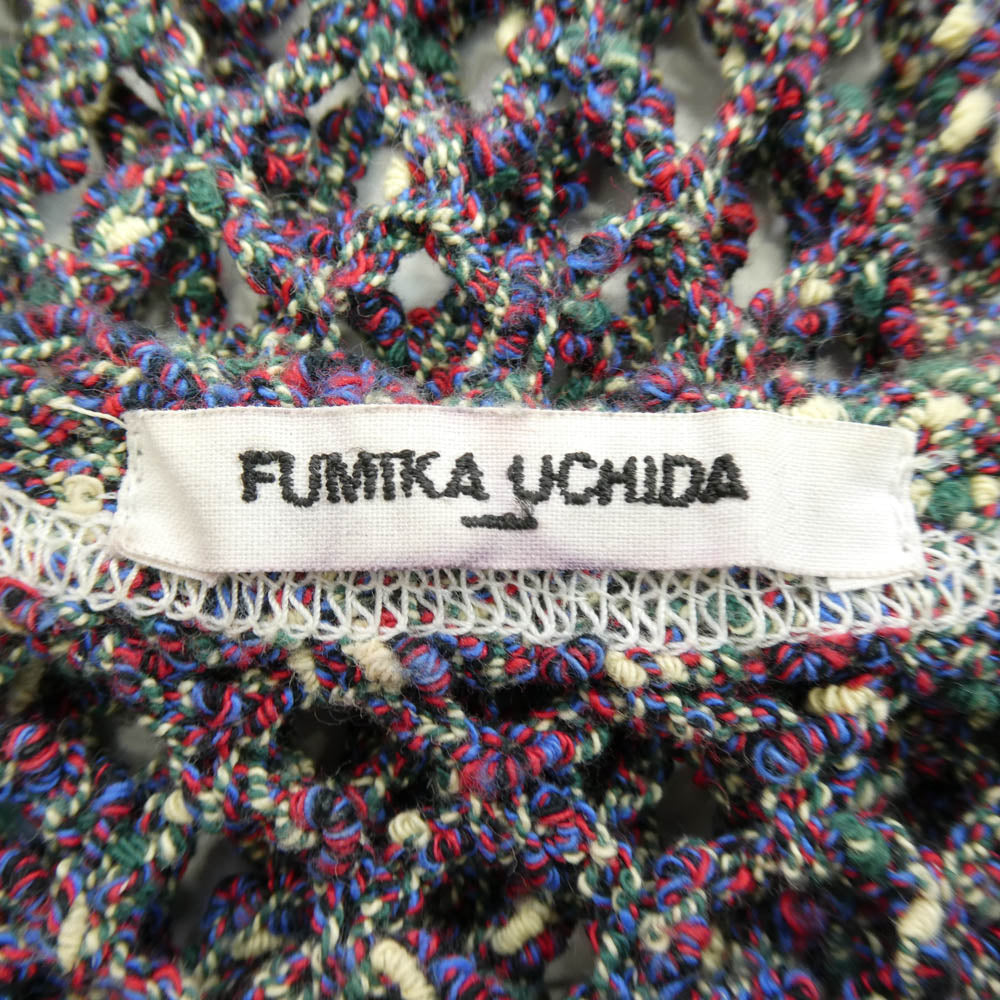 FUMIKA UCHIDA フミカウチダ FU-L-KT006 MESH NT TANK DRESS メッシュニット タンクドレス ワンピース マルチカラー系 36【中古】