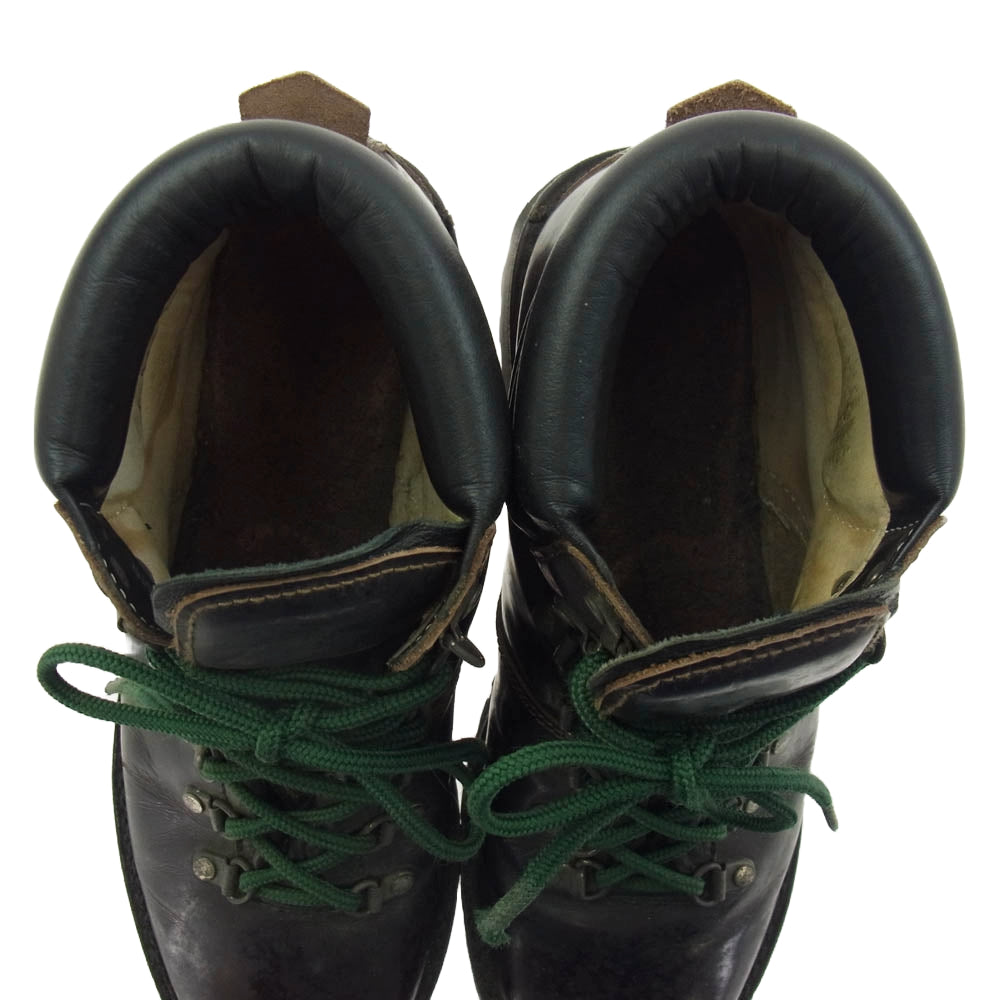 CEBO セボ コードバン 編み上げ レースアップ ブーツ ダークブラウン系 39【中古】