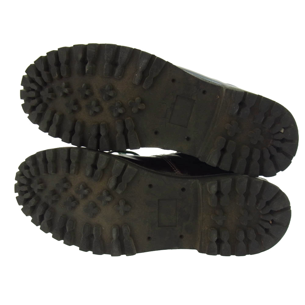 CEBO セボ コードバン 編み上げ レースアップ ブーツ ダークブラウン系 39【中古】