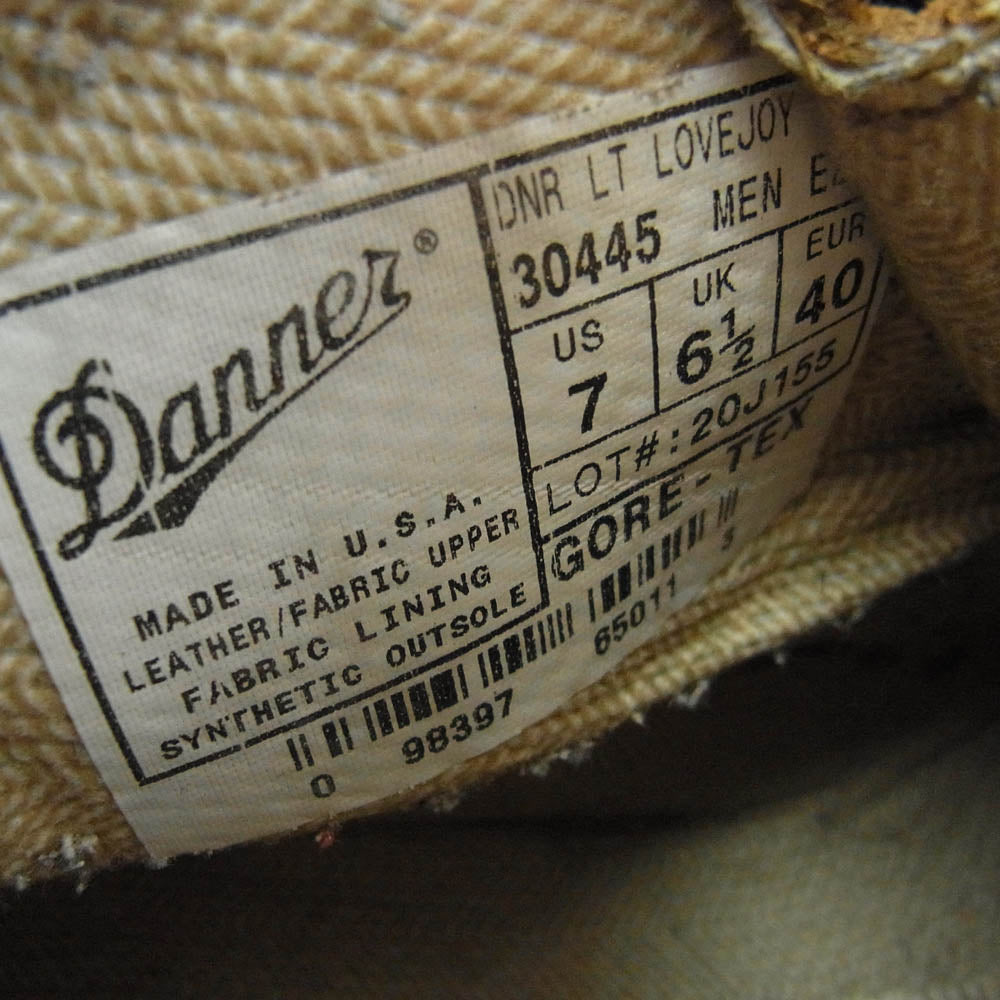 Danner ダナー LIGHT LOVEJOY ライト ラブジョイ レースアップ レザー ブーツ ブラウン系 EU40【中古】