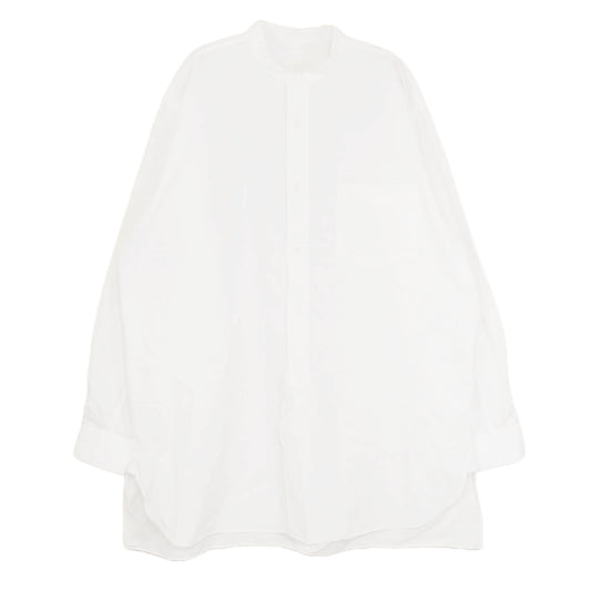 COMOLI コモリ 22SS V01-02002 バンドカラー コモリシャツ 長袖 シャツ ホワイト系 3【中古】