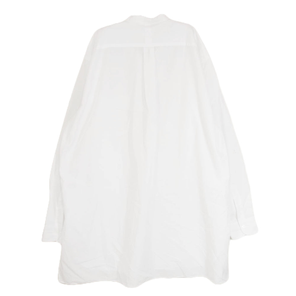 COMOLI コモリ 22SS V01-02002 バンドカラー コモリシャツ 長袖 シャツ ホワイト系 3【中古】