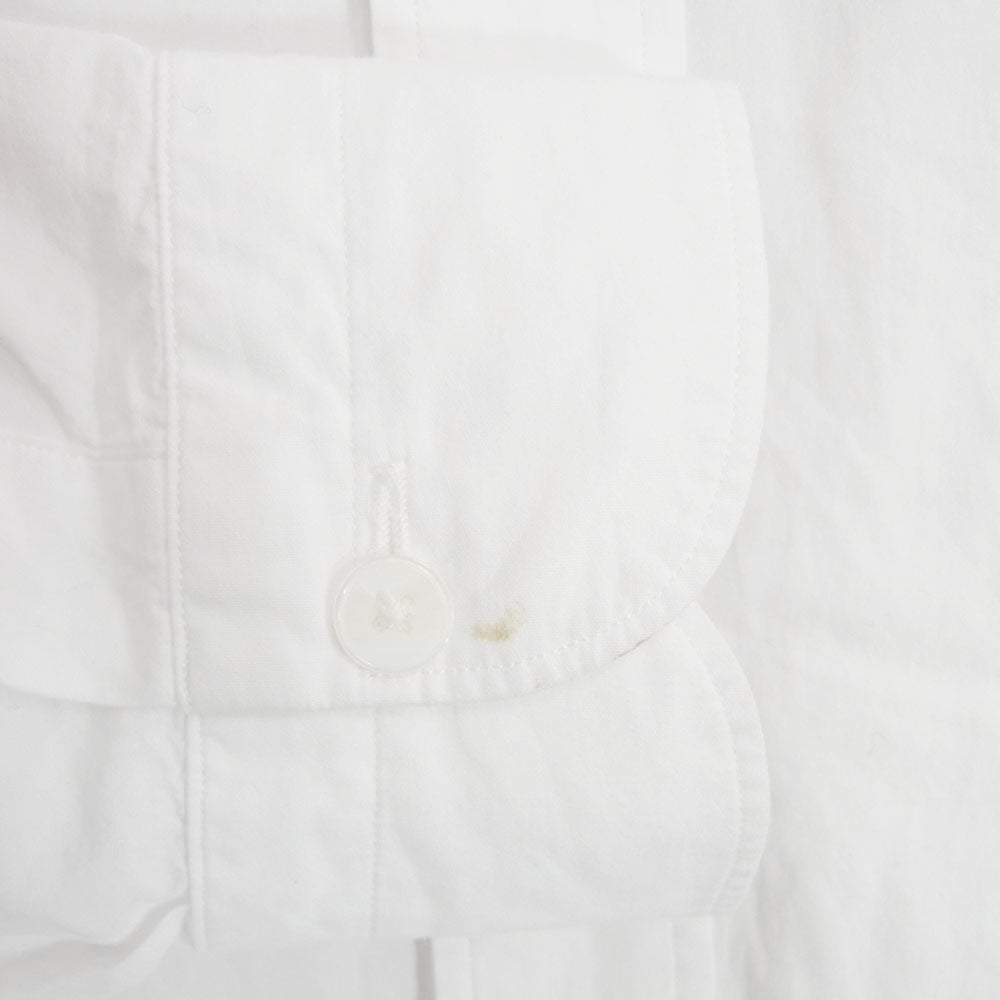 COMOLI コモリ 23AW Y03-02002 バンドカラー コモリシャツ 長袖 シャツ ホワイト系 2【中古】