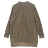 COMOLI コモリ 16AW J03-02002 ロンドンストライプ バンドカラー 長袖 シャツ コモリシャツ ベージュ系 ネイビー系 2【中古】