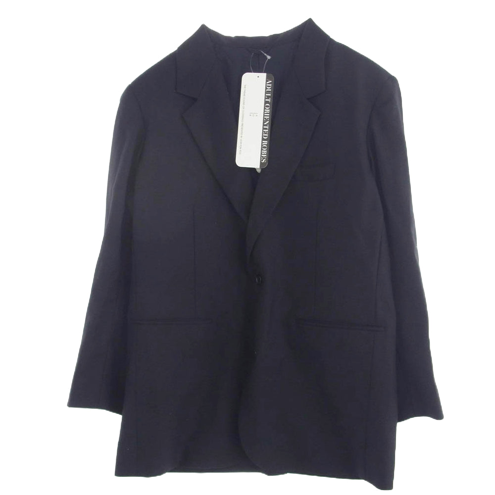 アダルトオリエンテッドローブス 24SS 11-22410251 New Milton Keynes ウール 2B テーラードジャケット ネイビー ネイビー系 3【中古】