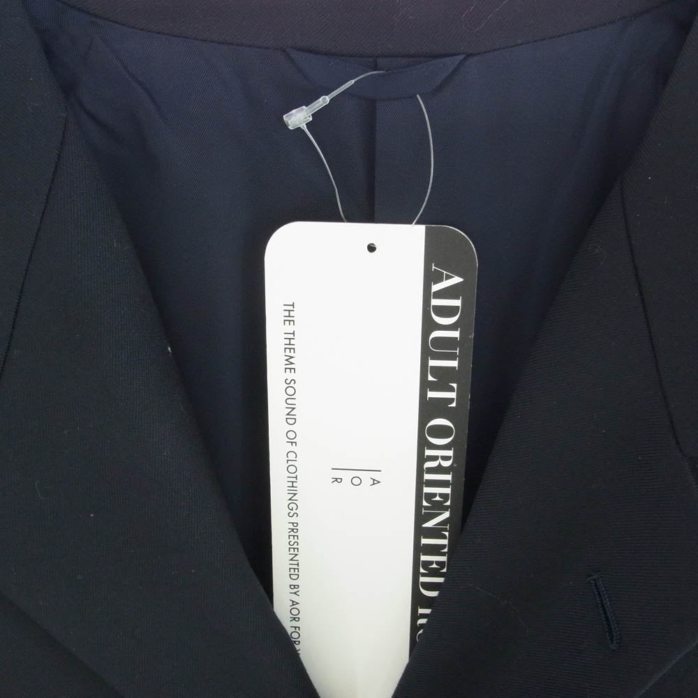 アダルトオリエンテッドローブス 24SS 11-22410251 New Milton Keynes ウール 2B テーラードジャケット ネイビー ネイビー系 3【中古】