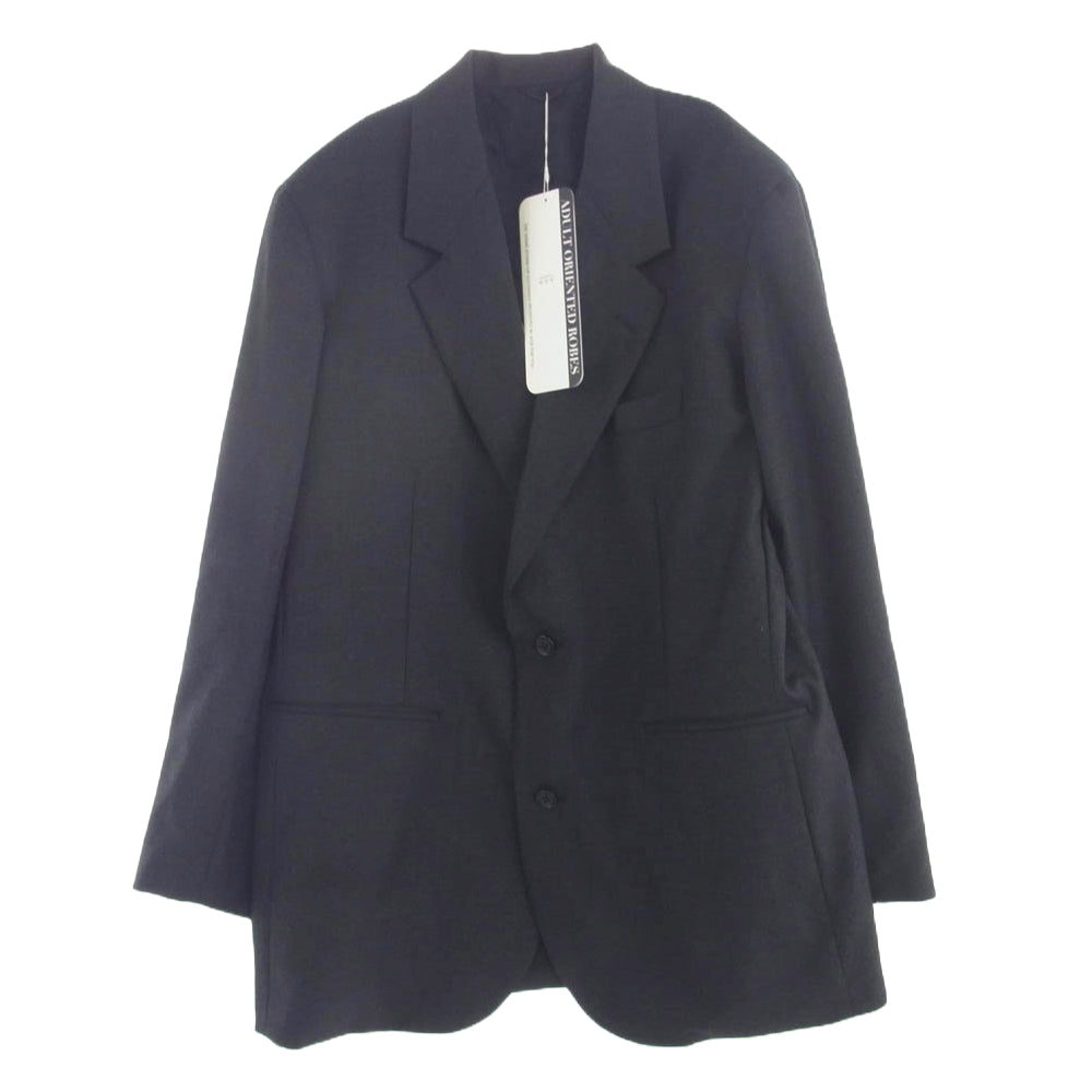 アダルトオリエンテッドローブス 24SS 11-22410251 New Milton Keynes ウール 2B テーラードジャケット チャコールグレー チャコール系 3【新古品】【未使用】【中古】