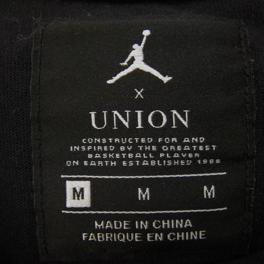 NIKE ナイキ BV1329-010 × UNION ユニオン AIRJORDAN1 AJ1 エアジョーダン Wing Logo Tee Tシャツ ブラック系 M【中古】