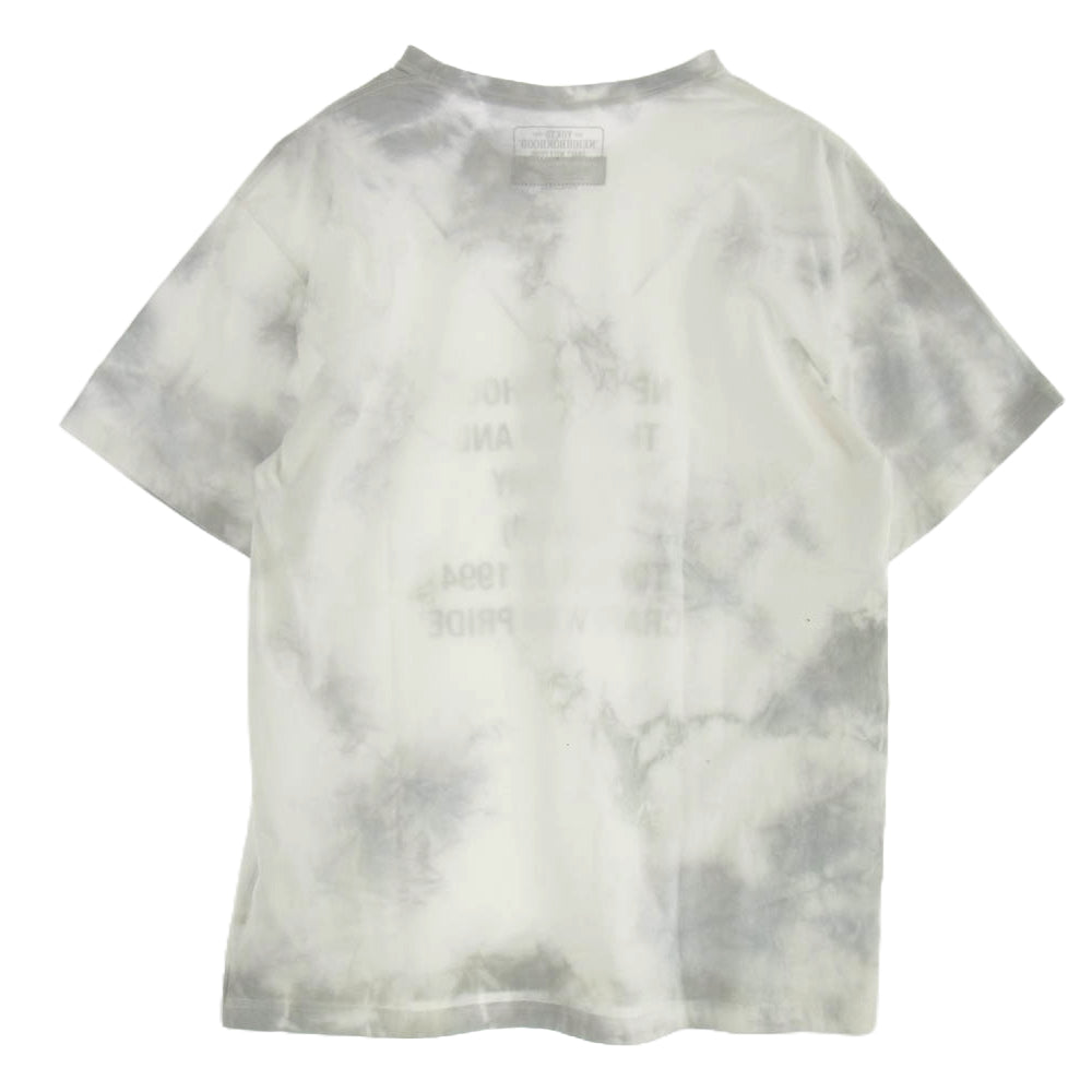 NEIGHBORHOOD ネイバーフッド 20SS CWP C-TEE SS タイダイ染め クルーネック プリント 半袖 Tシャツ ホワイト系 ４【中古】