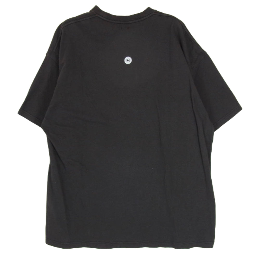 SEQUEL シークエル 22SS SQ-22SS-ST-18 T-SHIRT BLACK プリント 半袖 Tシャツ ブラック系 XL【中古】