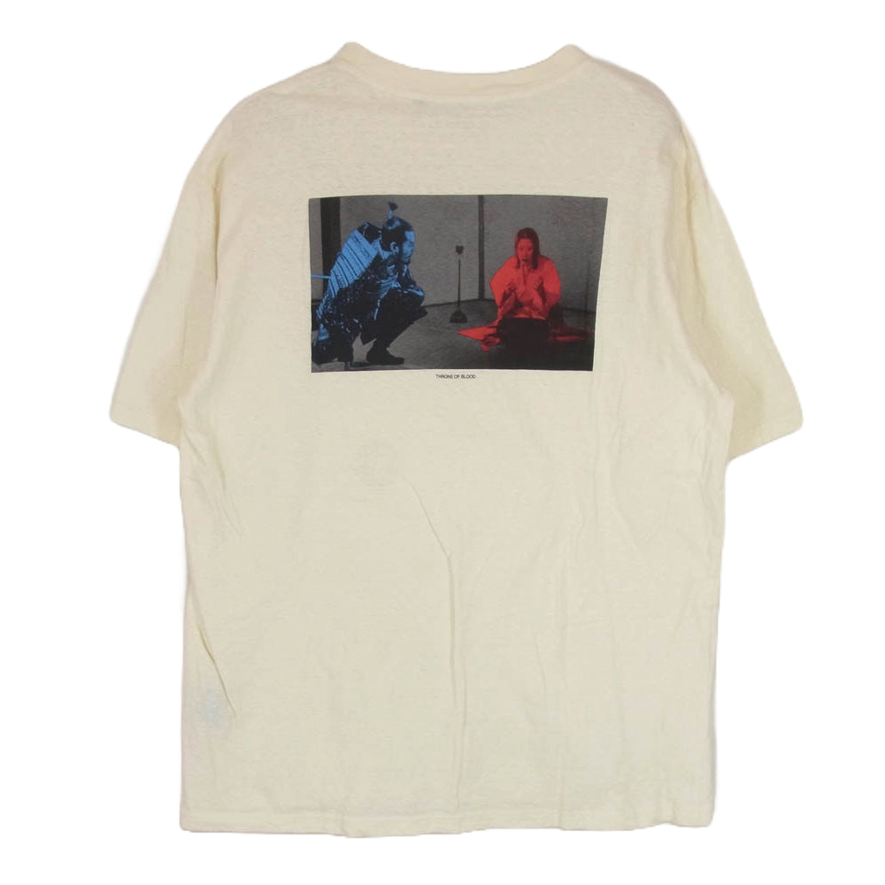 UNDERCOVER アンダーカバー 20AW Throne of Blood 蜘蛛巣城 パッチワーク プリント 半袖 Tシャツ オフホワイト系 4【中古】