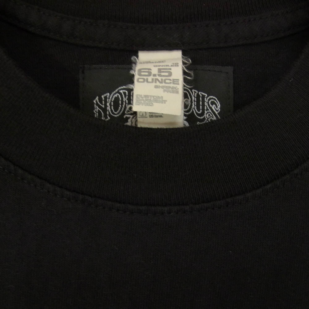 WACKO MARIA ワコマリア BIGGIE-WM-TEE02 THE NOTORIOUS B.I.G NECK TEE プリント 半袖 Tシャツ ブラック系 L【美品】【中古】
