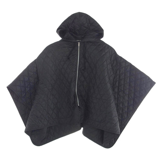 COMME des GARCONS HOMME DEUX コムデギャルソンオムドゥ 24AW DN-K801-051-1-1 高密度タフタ キルト キルティング ナイロン ポンチョ ブラック系【中古】