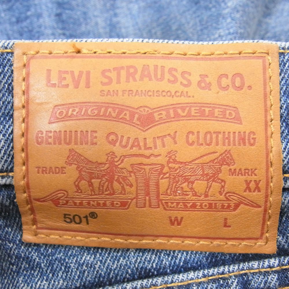 Levi's リーバイス A4092-0000 JOURNAL STANDARD別注 JS 501 JEANS FOR WOMEN デニム パンツ インディゴブルー系 28【中古】