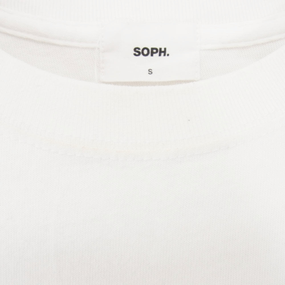 SOPH ソフ 22AW SOPH-222103 DAZN with YOICHIRO UCHIDA SOPH.MARADONA THE FALL TEE マラドーナ Tシャツ ホワイト系 S【中古】