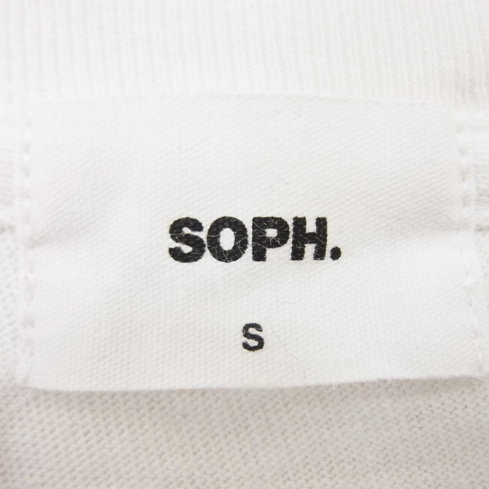 SOPH ソフ 22AW SOPH-222103 DAZN with YOICHIRO UCHIDA SOPH.MARADONA THE FALL TEE マラドーナ Tシャツ ホワイト系 S【中古】