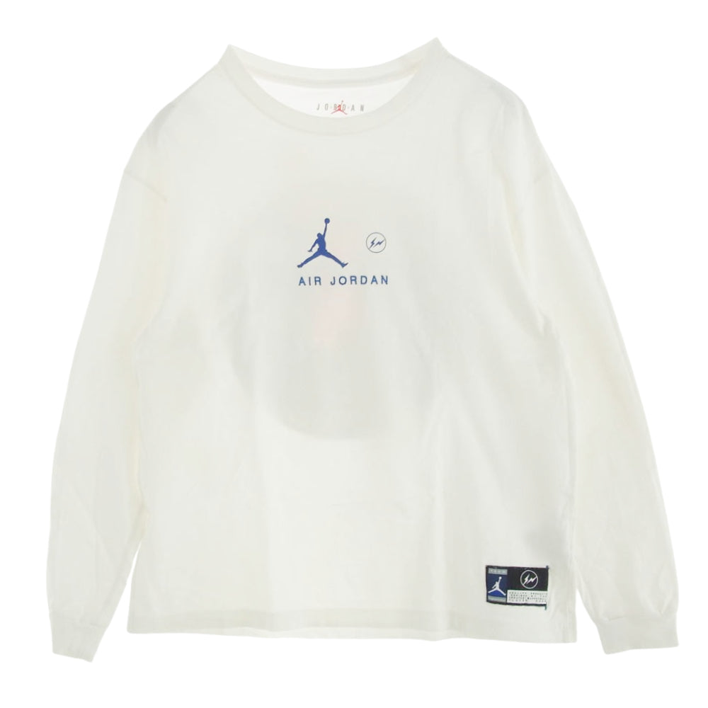 NIKE ナイキ 20AW DA2981-094 × fragment design フラグメントデザイン long sleeve tee 長袖 Tシャツ ホワイト系 L【中古】