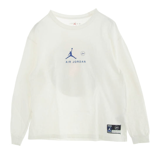 NIKE ナイキ 20AW DA2981-094 × fragment design フラグメントデザイン long sleeve tee 長袖 Tシャツ ホワイト系 L【中古】