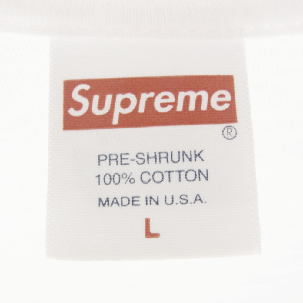Supreme シュプリーム 22SS × ANTIHERO DOG TEE  アンタイヒーロー ドッグ Tシャツ ホワイト系 L【中古】