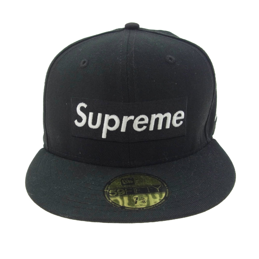 Supreme シュプリーム 16AW R.I.P. New Era BOX LOGO CAP ニューエラ ボックスロゴ キャップ 帽子 ブラック系 60.6cm【中古】