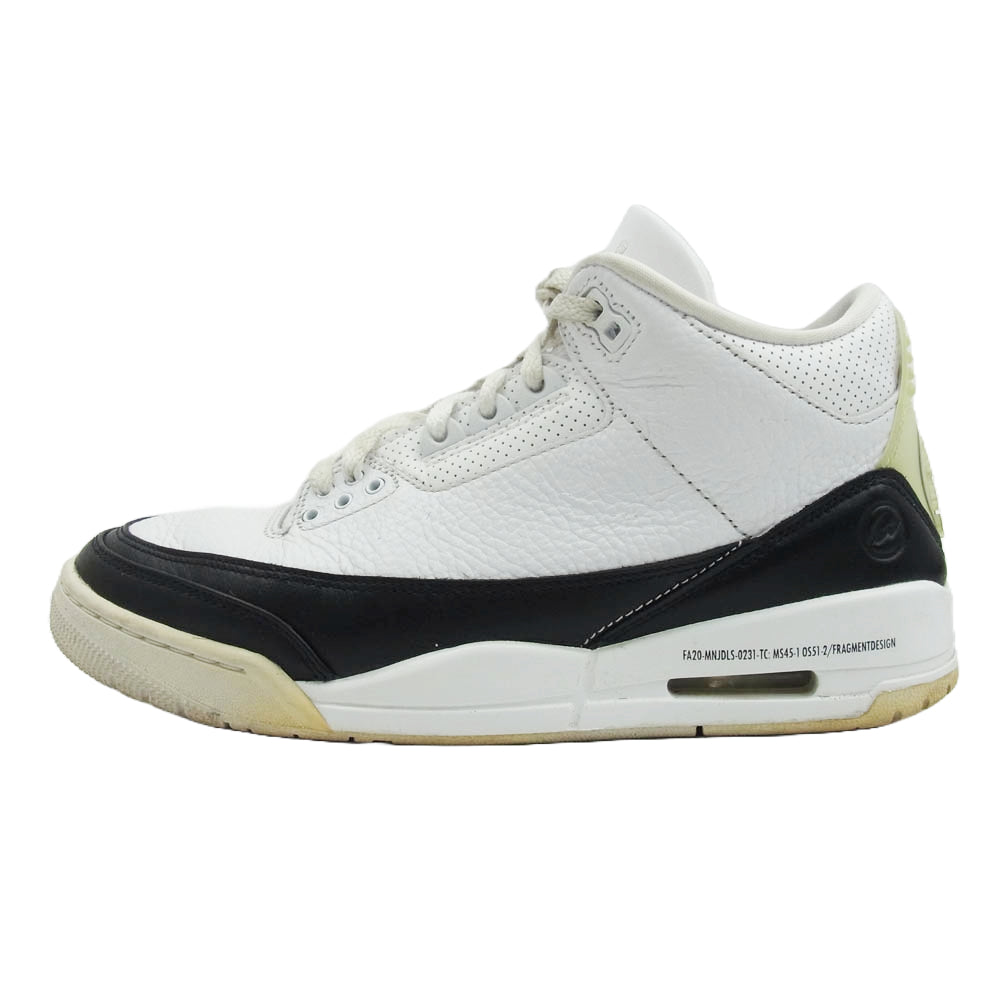 Fragment × Nike Air Jordan 3 White/Black FRAGMENT DESIGN X AIR