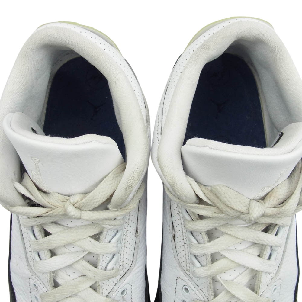 NIKE ナイキ DA3595-100 × Fragment Air Jordan 3 White/Black フラグメント エアジョーダン3 スニーカー ホワイト系 26.5cm【中古】