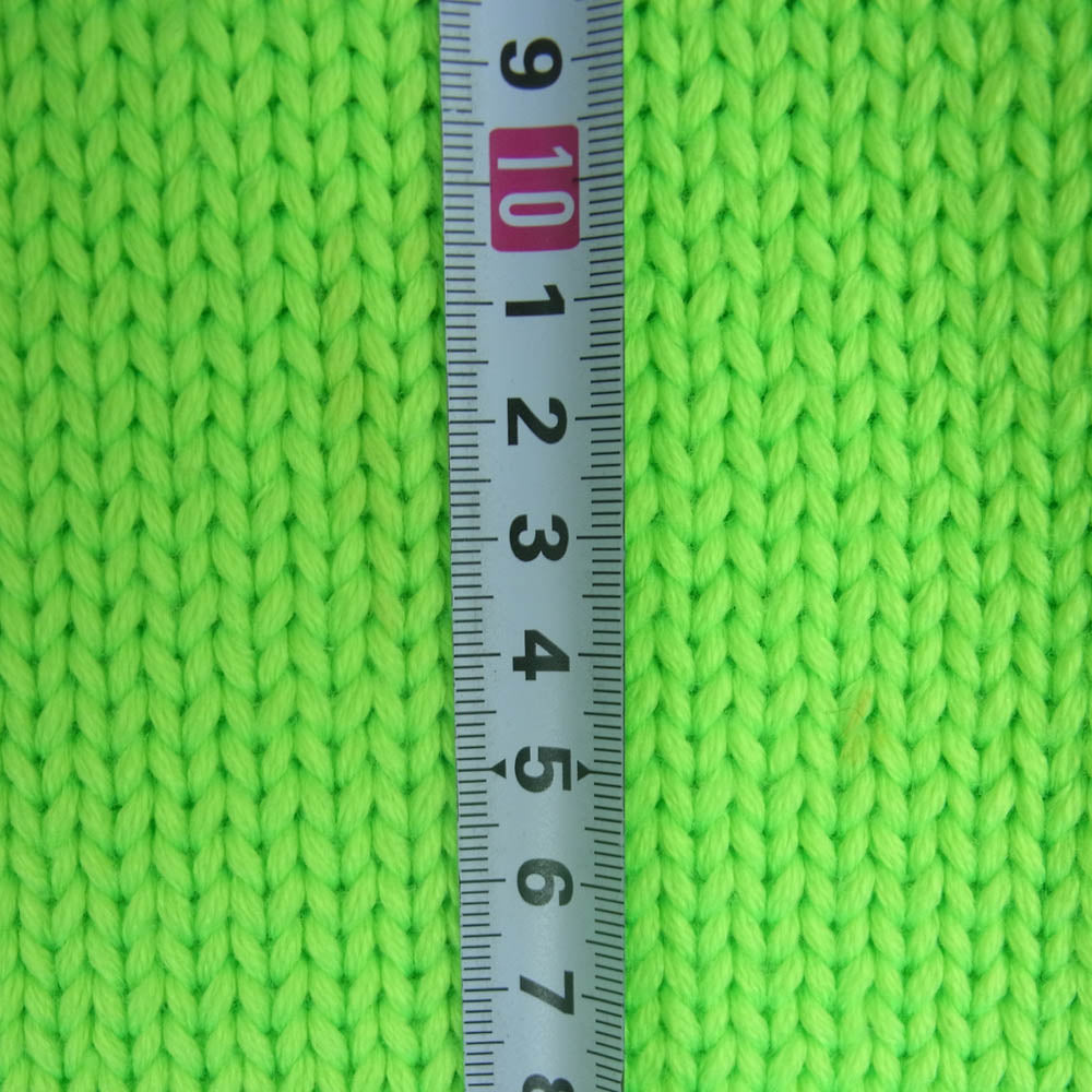 WTAPS ダブルタップス 23AW 232MADT-KNM04 CN 01 Sweater Poly ニット セーター 中国製 ライトグリーン系 01【中古】