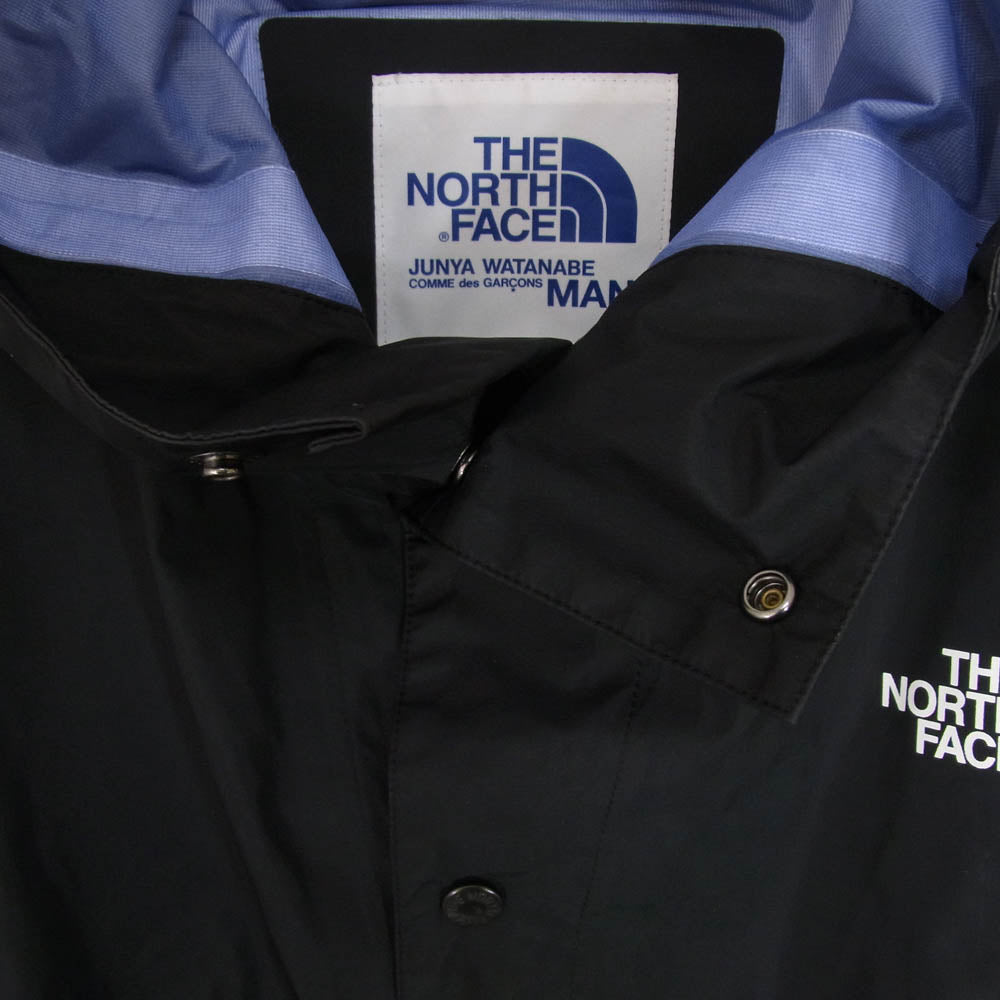 JUNYA WATANABE COMME des GARCONS MAN ジュンヤワタナベコムデギャルソンマン AD2017 WA-J904 × THE NORTH FACE ノースフェイス バックロゴ ゴアテックス ジャケット ブラック系 M【中古】