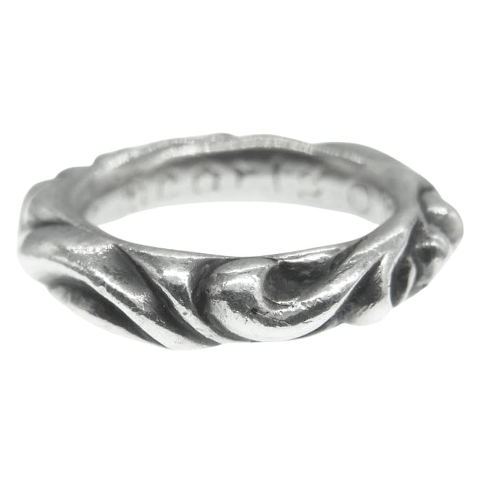 CHROME HEARTS クロムハーツ（原本無） SCRL BAND スクロールバンド リング シルバー系 7号【中古】