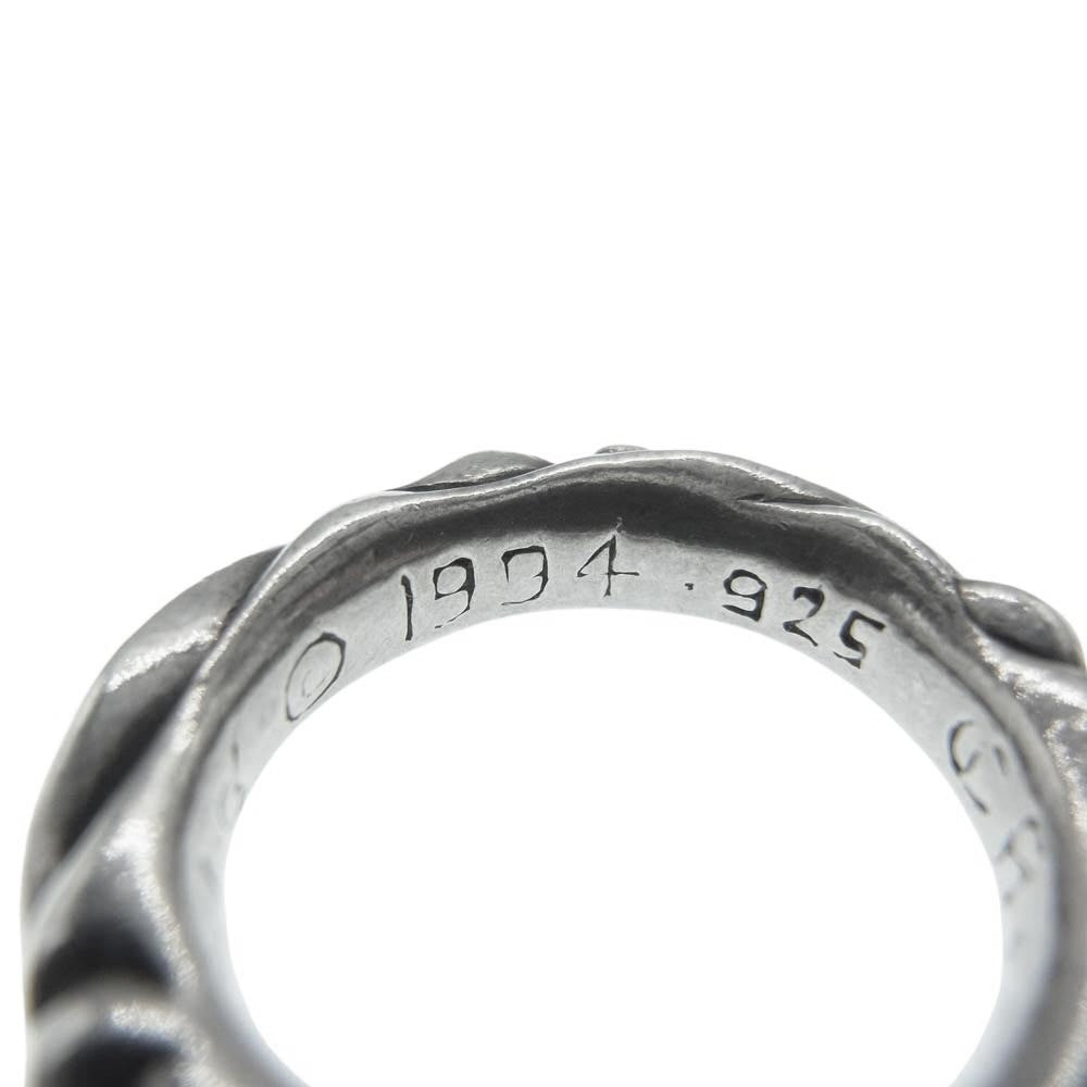 CHROME HEARTS クロムハーツ（原本無） SCRL BAND スクロールバンド リング シルバー系 7号【中古】
