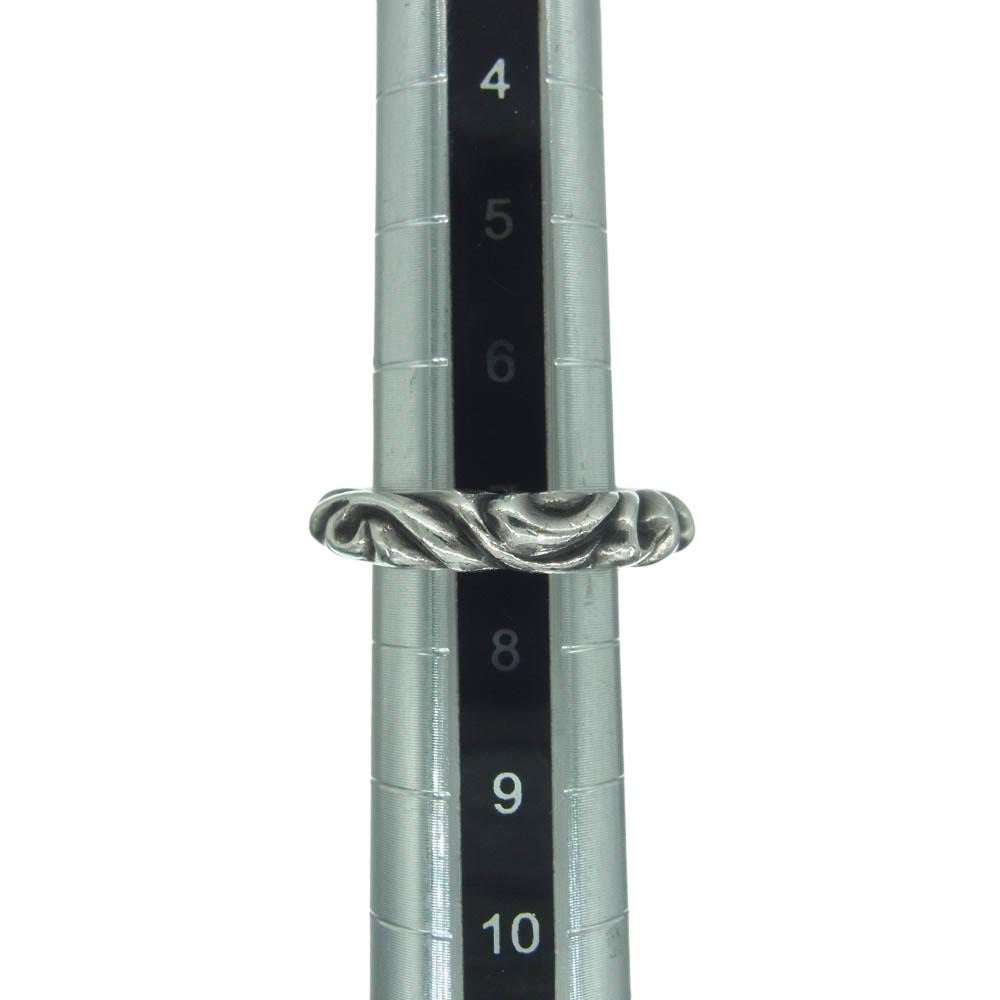 CHROME HEARTS クロムハーツ（原本無） SCRL BAND スクロールバンド リング シルバー系 7号【中古】