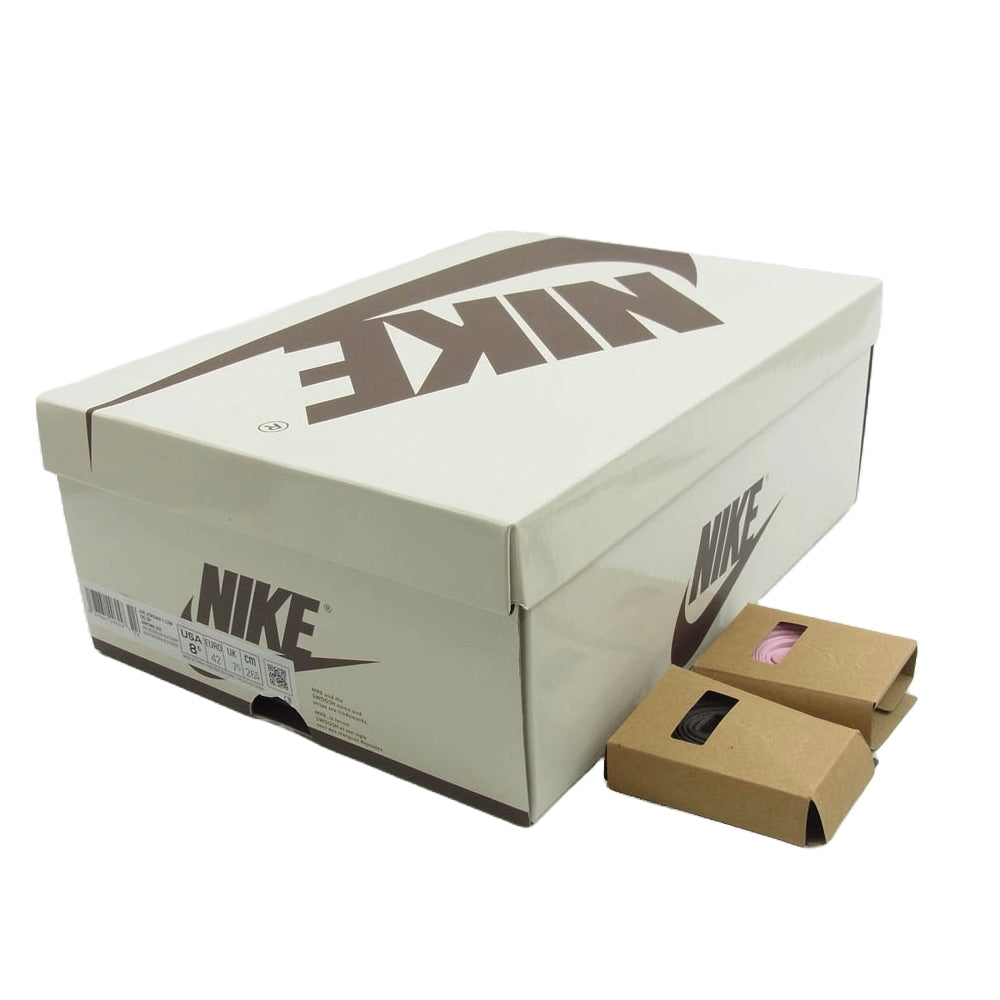 NIKE ナイキ DM7866-202 【フェイクバスター鑑定済】× Travis Scott Air Jordan 1 Low OG SP Velvet Brown and Dark Mocha トラヴィススコット エアジョーダン1 ロー OG SP スニーカー ダークブラウン系 26.5cm【新古品】【未使用】【中古】