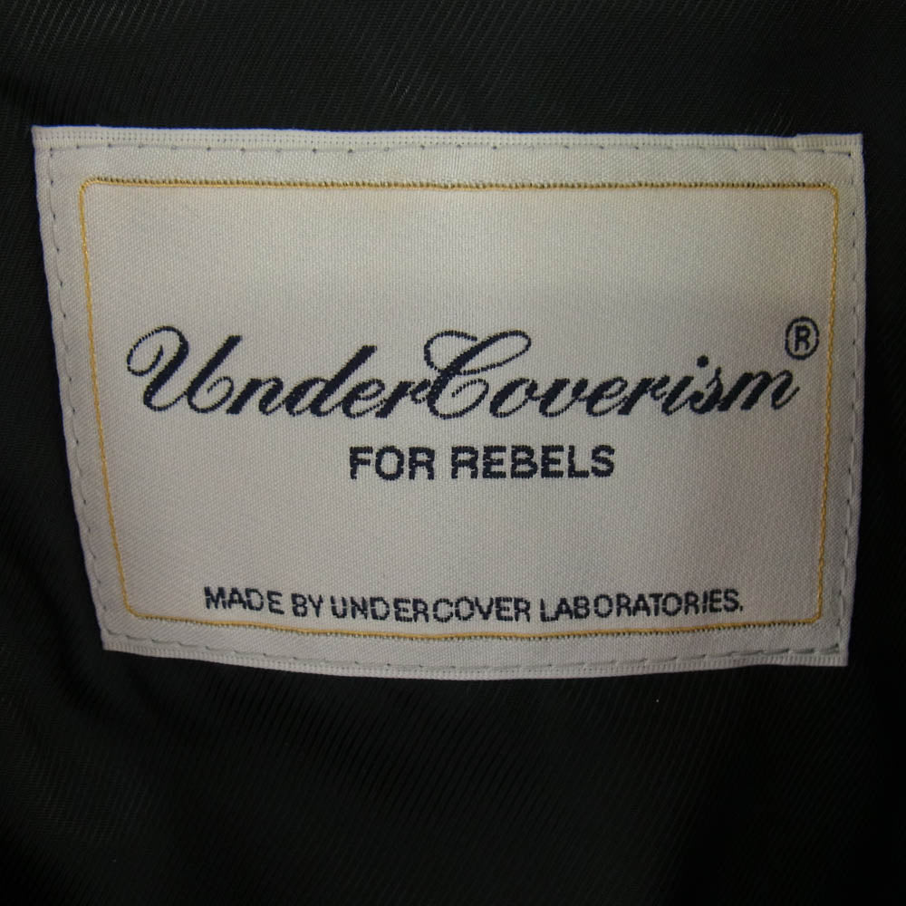 UNDERCOVER アンダーカバー 9201 undercoverism アンダーカバイズム Double riders jacket ダブル ライダース ジャケット ブラック系 1【中古】