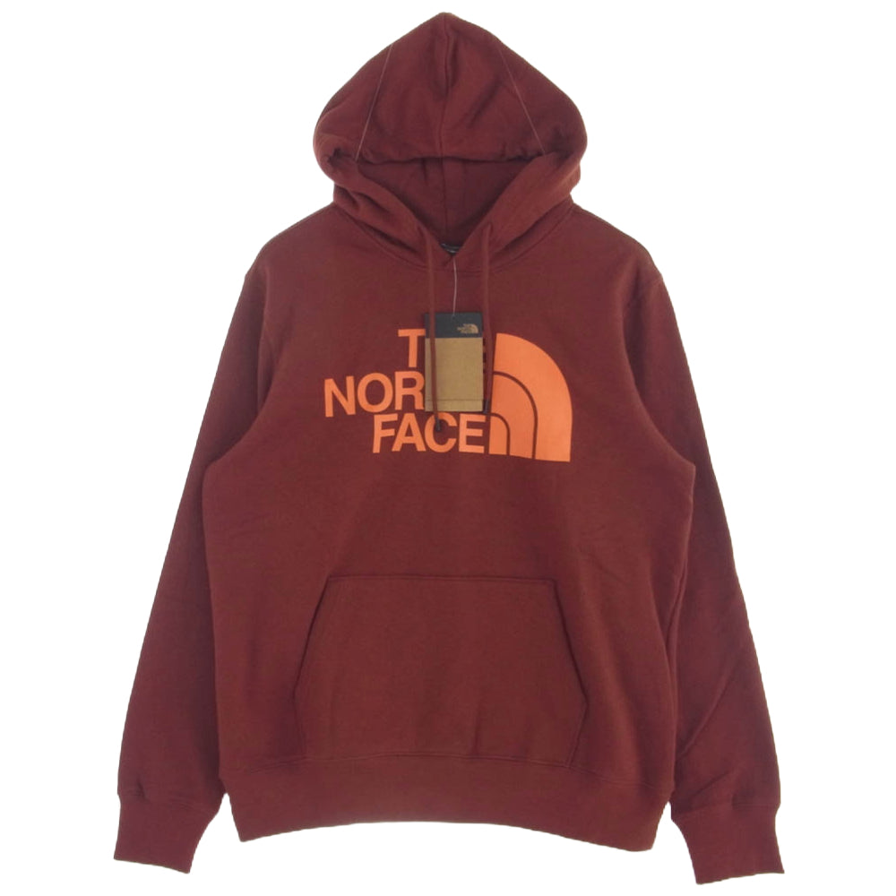 THE NORTH FACE ノースフェイス NF0A4M4BBDQ HALF DOME PULLOVER HOODIE ハーフ ドーム プルオーバー フーディー エンジ系 M【美品】【中古】