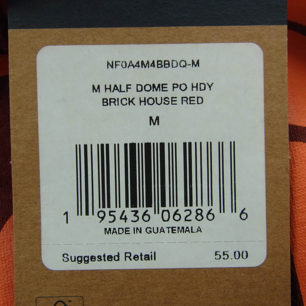 THE NORTH FACE ノースフェイス NF0A4M4BBDQ HALF DOME PULLOVER HOODIE ハーフ ドーム プルオーバー フーディー エンジ系 M【美品】【中古】